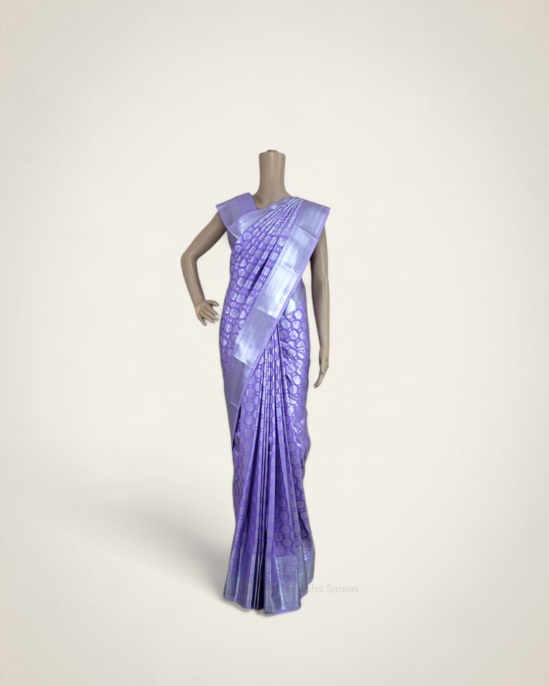 Elegant Purple Silk Saree - A Timeless Masterpiece